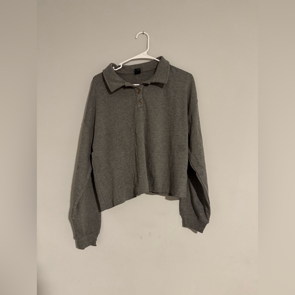NWT TARGET COZY CROPPED LONG SLEEVE TOP